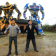 Illustration for article titled These Humongous Transformers Are Made Out Of Scrapped Car Parts